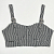 Картинка Топ лиф прошиты чашки сзади резинке лямки-ремни (гусиная лапка) от магазина LonnaMag
