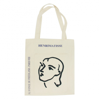 Сумка холщевая шоппер на молнии контур девушки Henri Matisse