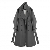 Картинка Тренч темно-серый + пояс  от магазина LonnaMag