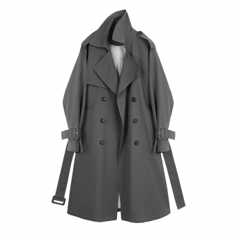 Тренч темно-серый + пояс