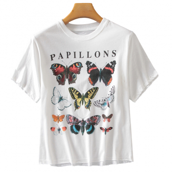 Футболка PAPILLONS принт бабочки