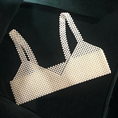 Картинка Топ из жемчуга на лямках от магазина LonnaMag