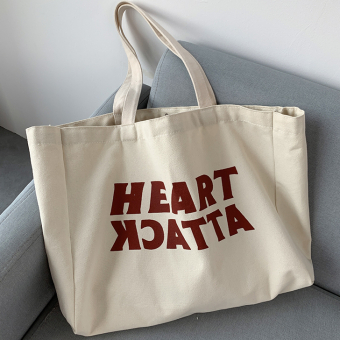 Сумка шоппер на кнопке HEART ATTACK