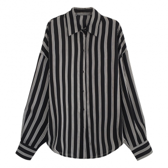 Блуза вертикальная полоска из 3 штук oversize