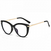 картинка Очки прозрачные кошачий глаз рельефная оправа от магазина LonnaMag