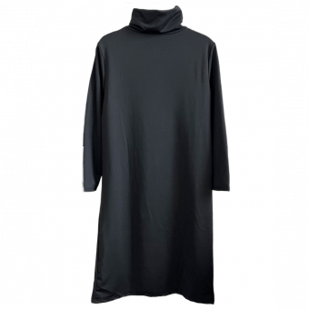 Платье широкое высокий ворот гладкий плотный стрейч