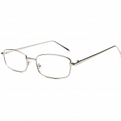 картинка Очки узкие прямоугольные тонкая металл оправа - прозрачные от магазина LonnaMag