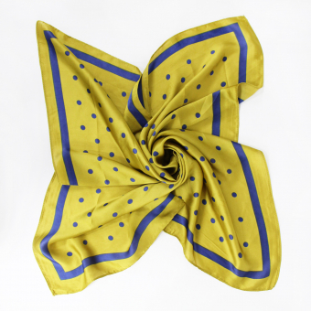 Платок 70х70 горошек
