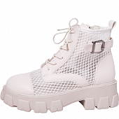 картинка Ботинки летние на зубчатой подошве эко-кожа + сетка от магазина LonnaMag