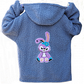 Картинка Куртка двухстронняя плюш принт зайчики  от магазина LonnaMag