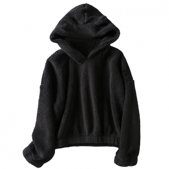 Худи плюш капюшон с ушками