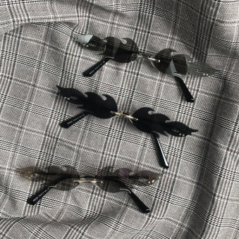 Очки узкие линзы в форме пламени