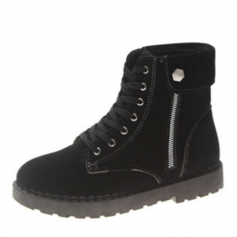 Ботинки отворот с клепкой