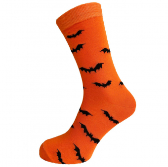 Носки высокие Everneat - Хеллоуин летучие  мыши