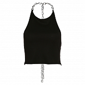 Картинка Топ открытая спина сзади крупные цепи от магазина LonnaMag