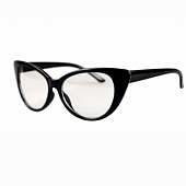 картинка Очки кошачья цветная оправа прозрачные линзы от магазина LonnaMag