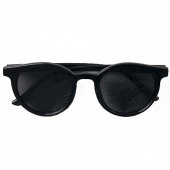 Очки круглые линзы цельная однотон оправа