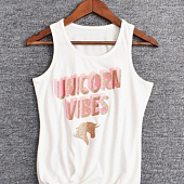 Картинка Майка unicorn vibes от магазина LonnaMag