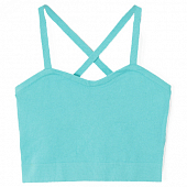 Картинка Топ майка трикотаж М верх лямки перекрестием от магазина LonnaMag