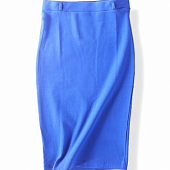 Картинка Юбка карандаш однотонная цветная от магазина LonnaMag