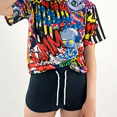 Картинка Шорты спорт однотонные вафельная изнанка от магазина LonnaMag