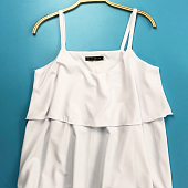 Картинка Топ майка два уровня ткани от магазина LonnaMag