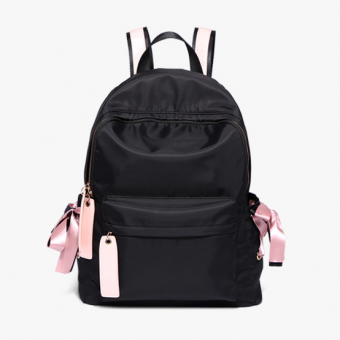 Рюкзак из нейлона с атласными лентами