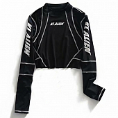 Картинка Топ длинный рукав KL ALIEN белый швы оверлок от магазина LonnaMag