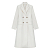 Картинка Пальто белое приталенной 4 пуговицы  от магазина LonnaMag