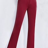 Картинка Классические брюки - высокие расклешенные стрейч от магазина LonnaMag