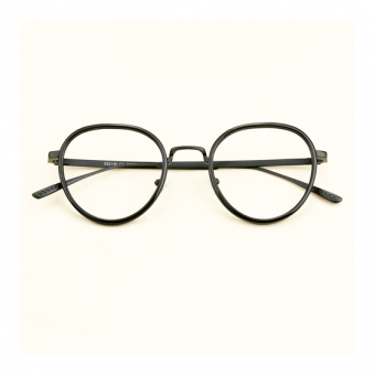 Очки прозрачные пластик округлые авиаторы