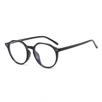 Очки крупные без диоптрий тонкая пластик оправа 4 точки