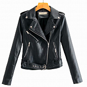 Картинка Куртка косуха 3 кармана на молнии + пояс AFTF BASIC от магазина LonnaMag