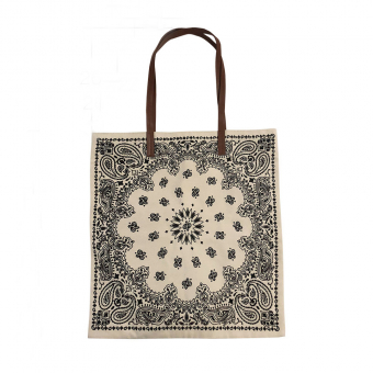 Сумка из ткани квадратная