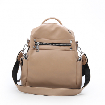 Рюкзак кожзам массивный квадрат широкая ручка на плечо