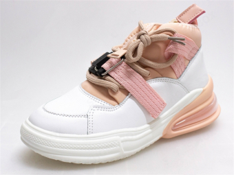 Кроссовки LANG QI экокожа нейлон застежка молния посередине