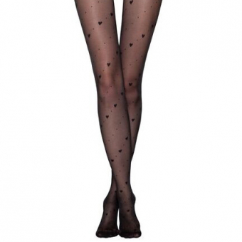 Колготки в точку и сердечки CONTE LOVE STORY