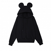 Картинка Худи на флисе на капюшоне ушки Микки Мауса от магазина LonnaMag