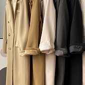 Картинка Жакет длинный миди 6 черепаховых пуговиц от магазина LonnaMag