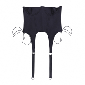 Корсет по бокам завязки спереди 2 ремешка