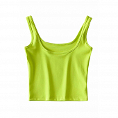 Картинка Топ эластичный U-образный вырез неон от магазина LonnaMag