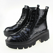 картинка Ботинки YODER мартинсы теснение под крокодила зубчатая подошва от магазина LonnaMag