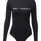 Картинка Боди водолазка рефлективная надпись DON’T TOUCH ME от магазина LonnaMag