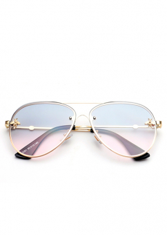 Очки авиаторы мушки по бокам