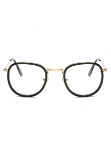 Очки прозрачные авиаторы пластик в золот окантовке