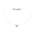 картинка Колье Сердечко на леске (серебрение) от магазина LonnaMag