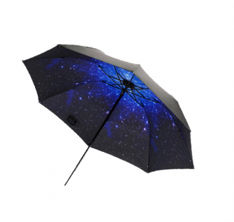 Зонт с внутренней стороны принт звездное небо