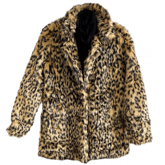 Шубы леопардовавая короткая