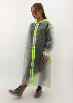 Дождевик с цветной окантовкой