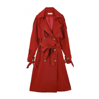 Тренч макси oversizeц 2021 цветной легкий